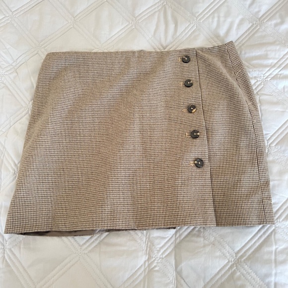 Mango Women's Houndstooth Miniskirt - Size XS - Picture 5 of 6
